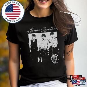 Shirt  Jonas Brother Five Albums One Night Tour Brothers  90S Tee